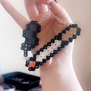 Smoking Pixels Cigarette Earrings